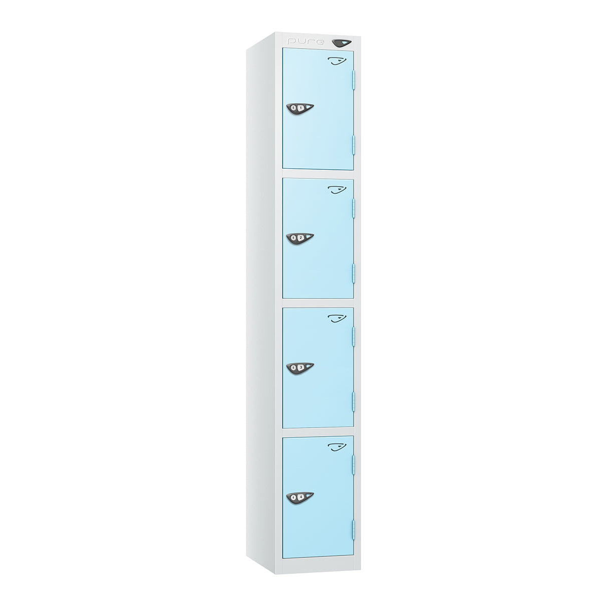 Pure Prime 4 Door Locker H1800xW300xD380mm