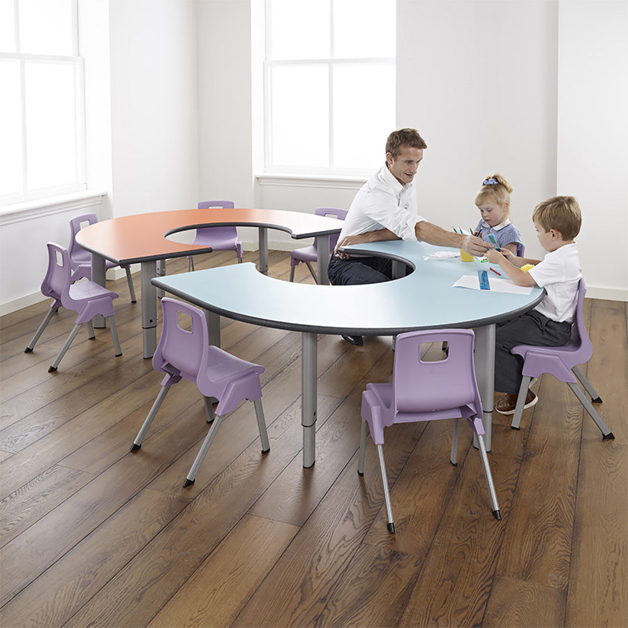 Start Right Rainbow Height Adjustable Table