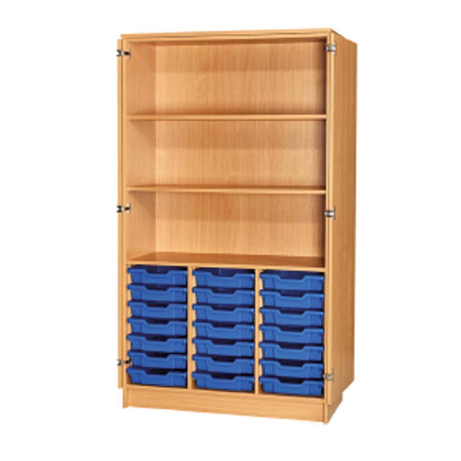 Smart Storage 21 Tray Static Cupboard Lockable Trays