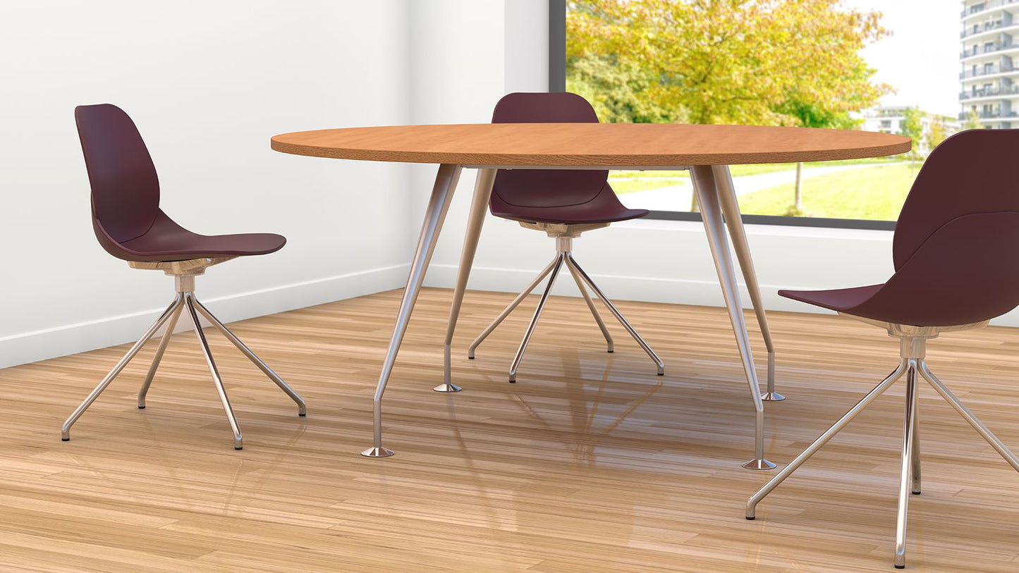 Spire Round Meeting Table (Available in 1200 / 1400 / 1600mm dia)