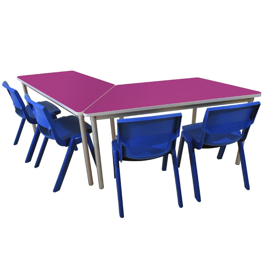 Enviro Indoor Trapezoidal Table 1400x560